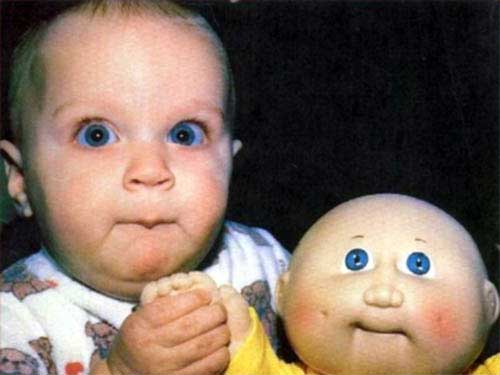 Funny Baby Doll Picture Caption